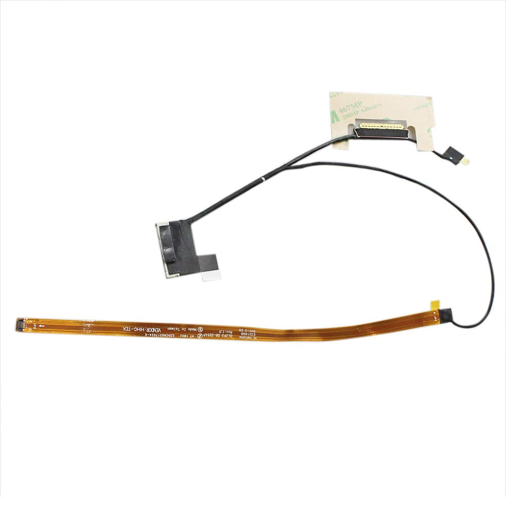 Zahara LCD LVDS Display Screen Cable Replacement for Lenovo Lenovo 730-13IKB DC02C00HC00 40PIN