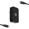 USB-C Compact Power Adapter, 1m/3ft Flexible USB-C Cable Bundle, 1 USB-C Port, 30W USB-C Max Output, for iPhone 16/17, MacBook Air, iPad, Pixel