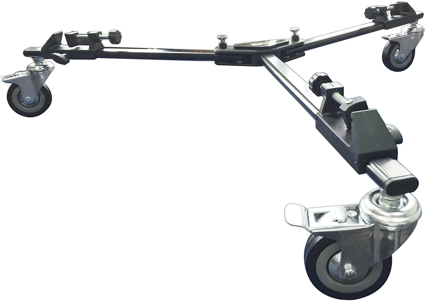 Vidpro PD-1 Professional Tripod Dolly - Heavy Duty with Adjustable Leg Mount with Locking Wheels and Carrying Case Compatible with Most Tripods