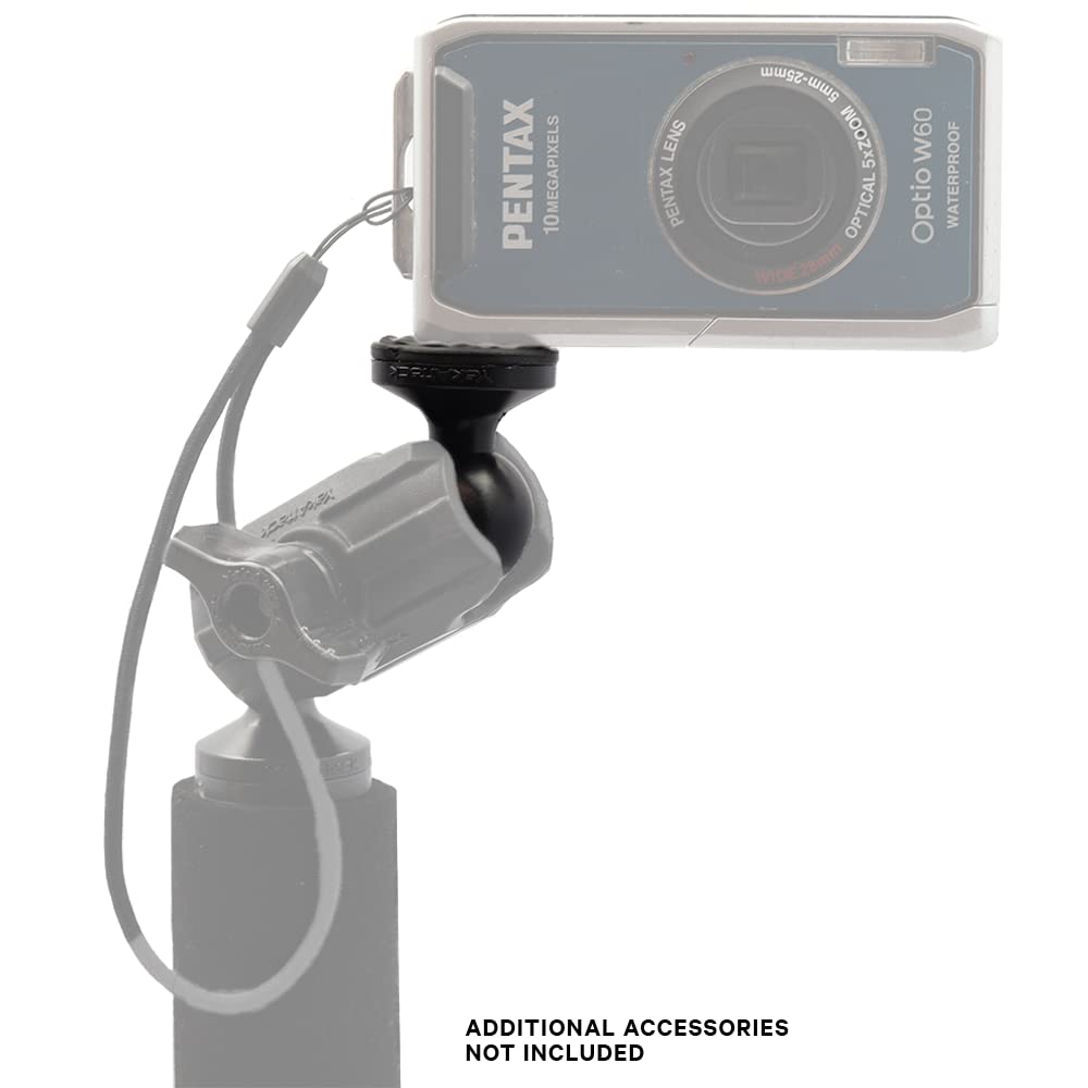 YakAttack Camera Ball | 1" Mounting Ball Compatible with 1/4"-20 Stud & GoPro Adaptors | Ideal for Action Cameras & DSLR Accessories | Yak Attack