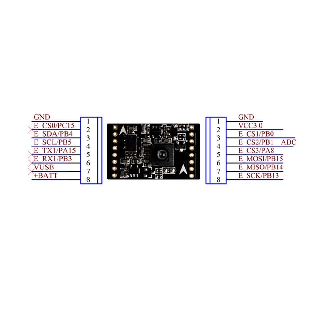 Taidacent PMW3901 Optical Flow Sensor+ VL53l0X Distance Sensor Fixed Point Laser Ranging Optical Tracking Sensor Minifly Four Axis 2M/4M (4M)