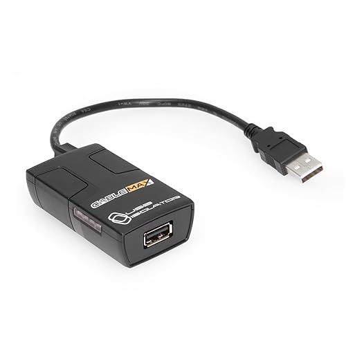 Cablemax 2.0 USB Isolator - High-Speed 480Mbps Data Transfer, 5000V Galvanic Isolation, Ground Loop Eliminator, Surge Protector for Audio Interfaces