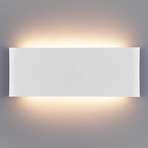 Mille Luckiole 11 Inch Hallway LED Wall Light,Dimmable 3000K-6500K 5 Color Selectable,Modern LED Sconce Wall for Stairwell,Bedroom,and Bathroom Vanity
