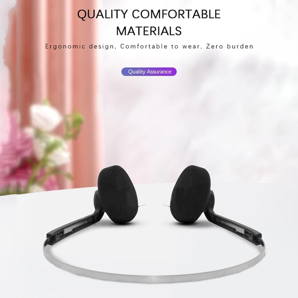 Risprsulen 2Pcs Orange Retro Over-Ear Headphone,Vintage Feelings Underwire Headphone,Hi-Fi Stereo Earphone Headset, Retro Lightweight Earphones…