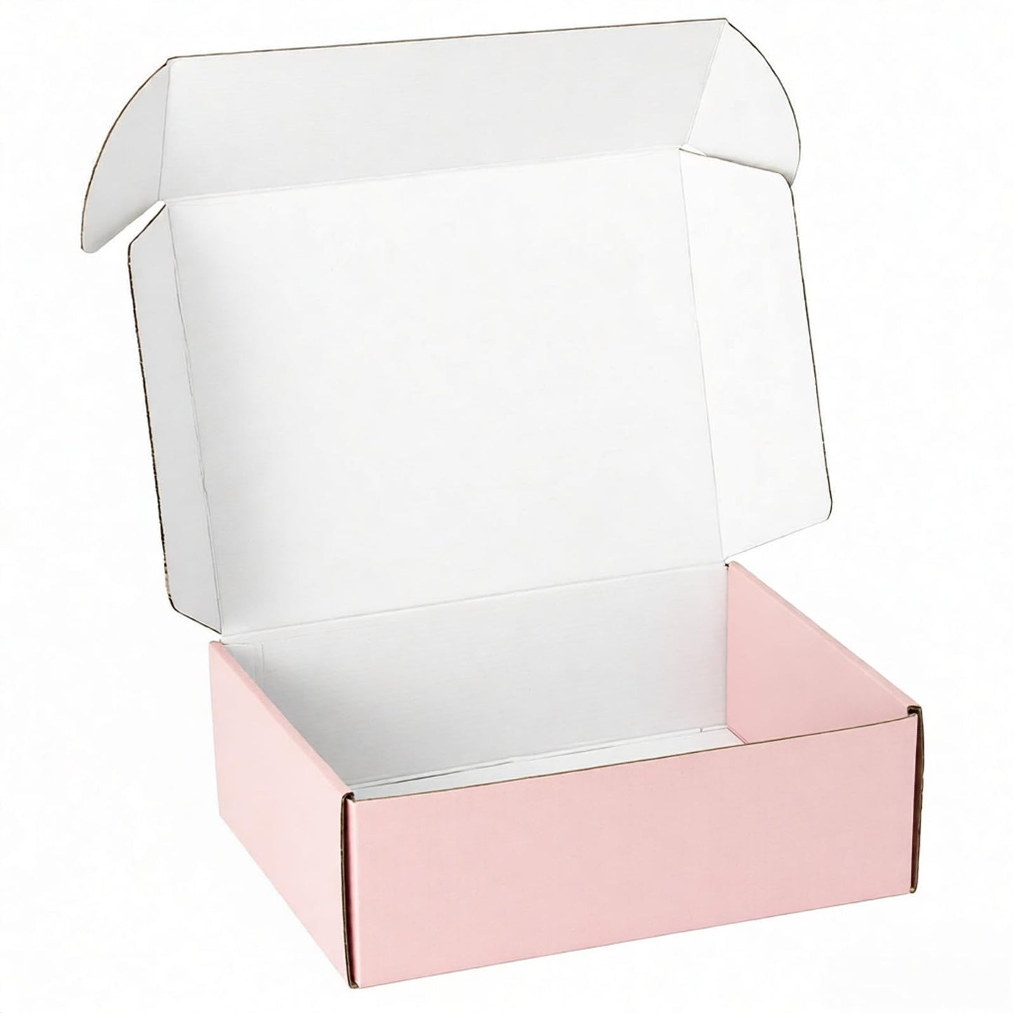 10 Pack 12"x9"x4" inch Shipping Boxes Black Corrugated Cardboard Box for Small Business, Mailer, Shipping, and Packing