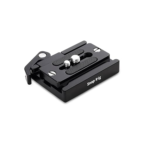 PROAIM SnapRig Quick Release Plate with Base & Plate Set. Mount on Tripod, Jib, Cages with Multiple Threaded Holes. for DSLR Cameras & Rigs. (QR207)