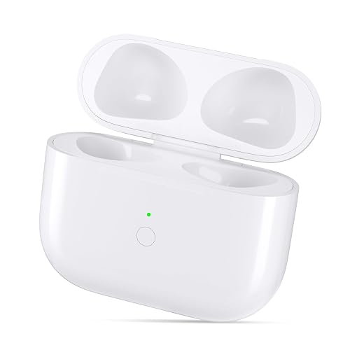 Replacement Charging Case Compatible with AirPods Pro 3 Generation, 450mAh Wireless Charger Case with Bluetooth Pairing Sync Button, 15-Min Fast