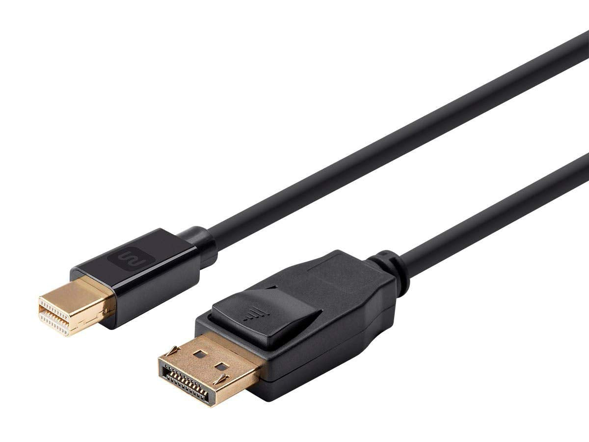 Monoprice Mini DisplayPort 1.2 to DisplayPort Cable - 15 Feet, 4K Capable, Supports 3D Video - Select Series Black