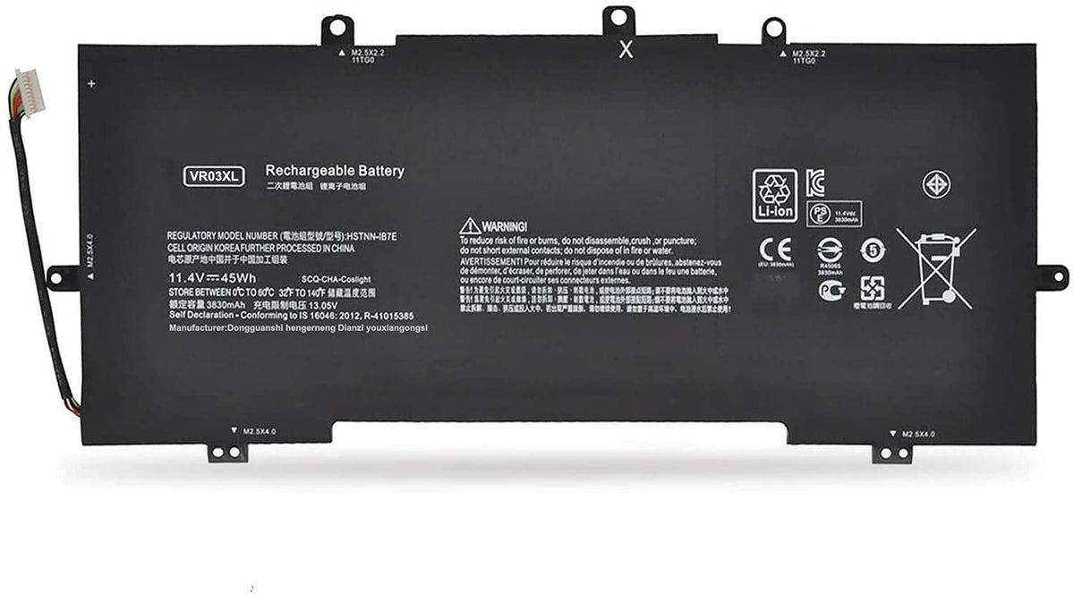 VR03XL VR03 Laptop Battery Replacement for HP Envy 13-d 13-d000 13-d010nr 13-d008na 13-d053s3 13-d040wm 13-d049tu 13-d040nr 13-d010nr 13-d022tu