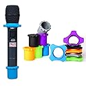 YTYKINOY 6 Sets Wireless Handheld Microphone Shakeproof Anti-Rolling Mic Protection Silicone Ring & Bottom Rod Sleeve Holder Stand for KTV Device (6