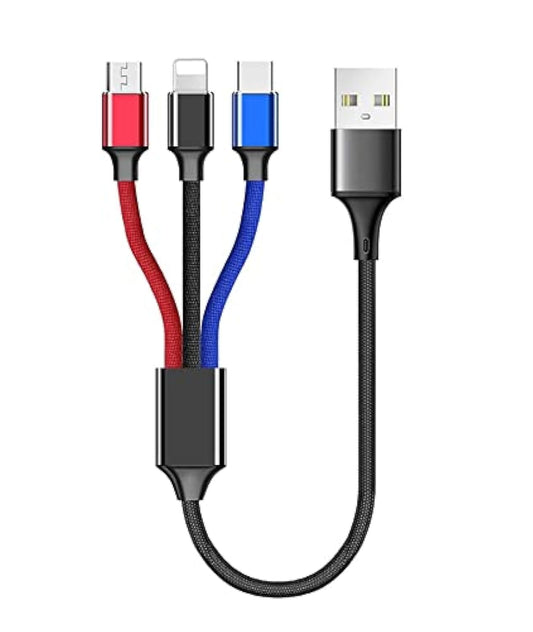 ienza Universal USB Charging Cable Cord Wire with Micro & USB-C for Earbuds Ear Buds, Charging Cases & Headphones Compatible with Sony, Beats