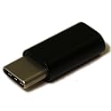 My Cable Mart USB 3 Type-C Male to Micro B Female Adapter, Black