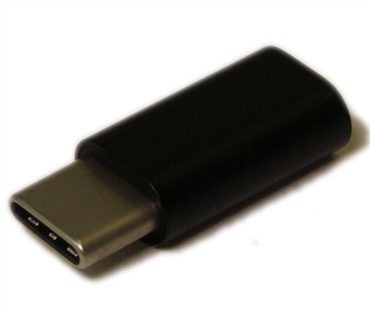 My Cable Mart USB 3 Type-C Male to Micro B Female Adapter, Black