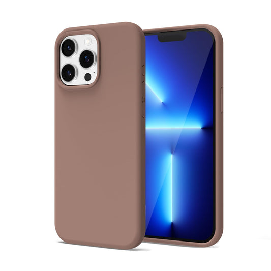 oakxco Liquid Silicone Case for iPhone 13 Pro Max Case, Cute Slim Thin Phone Case for Women Men, Girly Soft Gel Rubber Cover Matte Plain Solid Color