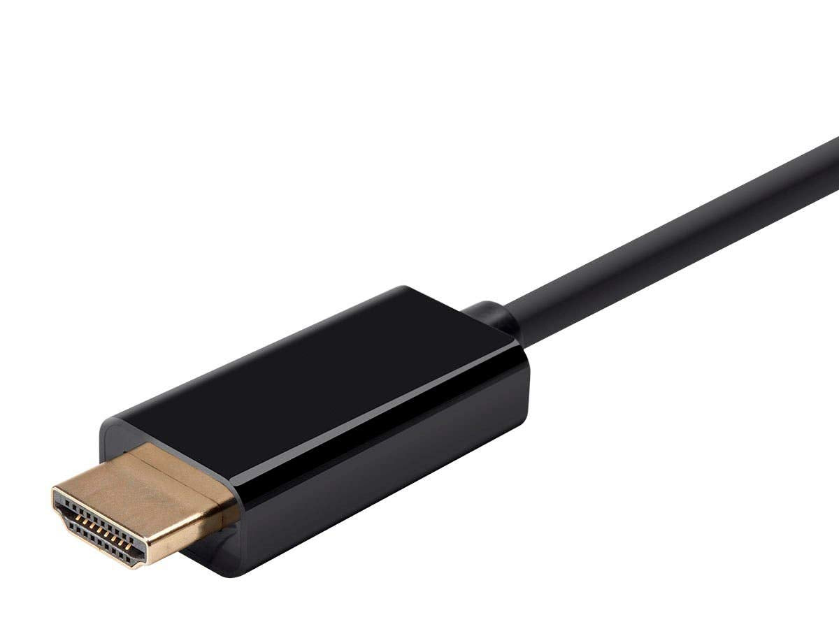 Monoprice Mini DisplayPort to HDTV Cable - 15 Feet, Supports Up to Full HD, 1080P Resolution and 3D Video - Select Series