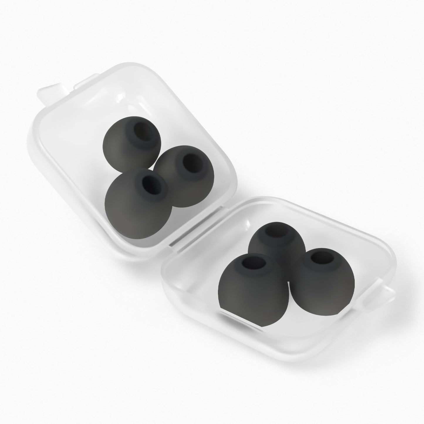 Geiomoo Silicone Eartips for Sony WF-1000XM6 Ear Tips, Replacement Earbuds Earpads (Black, L/M/S)