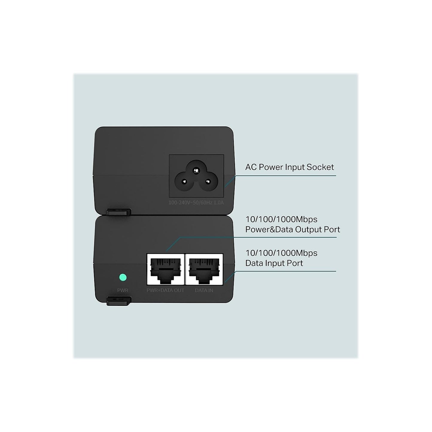 TP-Link Omada PoE+ Injector Gigabit | Non-PoE to PoE Adapter | 802.3at/af Compliant | Up to 30W Power Budget | Wall Mountable | Plug&Play | Up