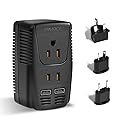 TryAce 2000W Travel Voltage Converter Step Down 220v to 110v Power Converter for Hair Dryer Curling Iron Straightener, 10A Power Adapter with 2 USB…