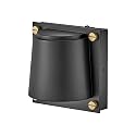 Hinkley Scout Single Light Wall Sconce, Compact, LED Included, On/Off Switch, Interchangeable Decorative Screws, Black Finish