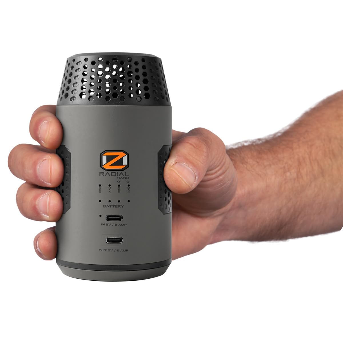 ScentLok OZ Radial Nano, Portable Ozone Generator for Odor Removal (Charcoal)