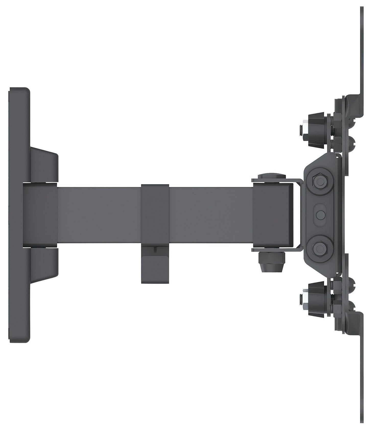 MANHATTAN Universal Wall Mounted TV Hardware Flat Panel TV Arm Single Arm Black 461399