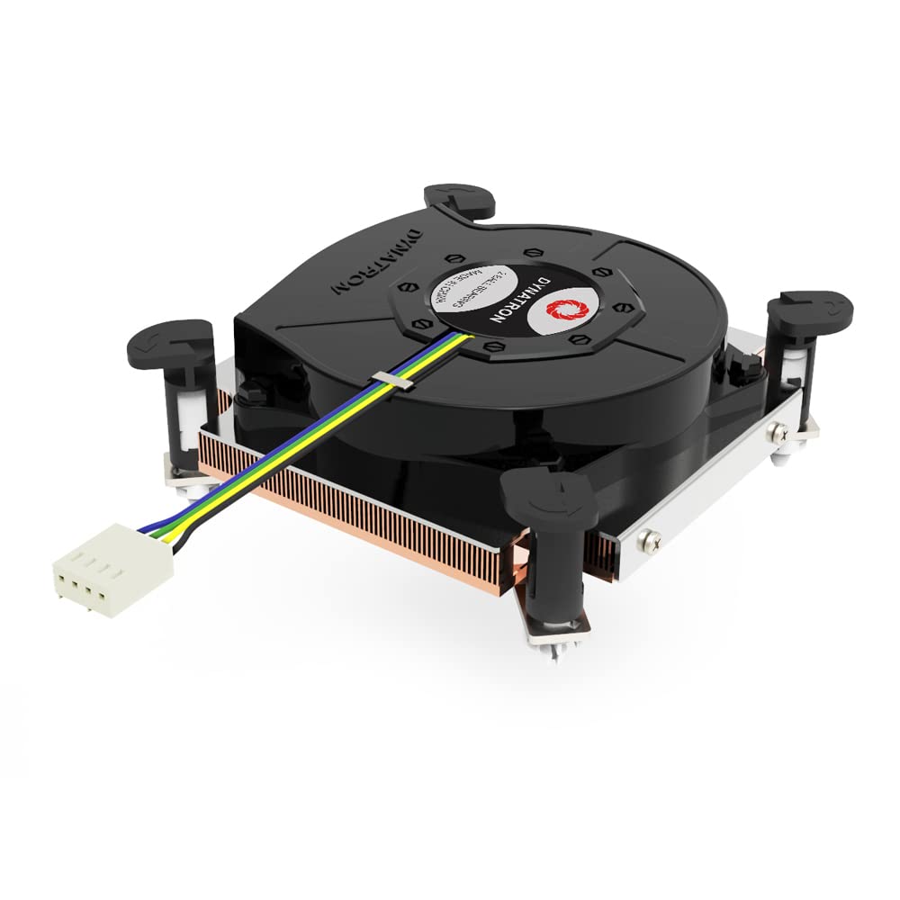 Dynatron Q8 1U Copper Heat Sink with Skiving Fins for LGA 1700 Socket
