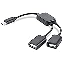IFLASH USB Type C to USB-A Adapter, Reversible Plug and Play Design, Compatible with Google Pixel, Samsung Galaxy S8/S9, Lenovo Yoga, Dell XPS…