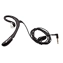 Wired Mono Headset Earphone w Mic Headphone 3.5mm Compatible with Orbic Myra 5G UW Phone, Single Earbud Hands-Free Microphone Over-The-Ear for Myra…