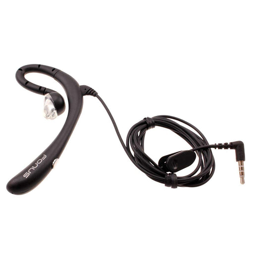 Wired Mono Headset Earphone w Mic Headphone 3.5mm Compatible with Orbic Myra 5G UW Phone, Single Earbud Hands-Free Microphone Over-The-Ear for Myra…