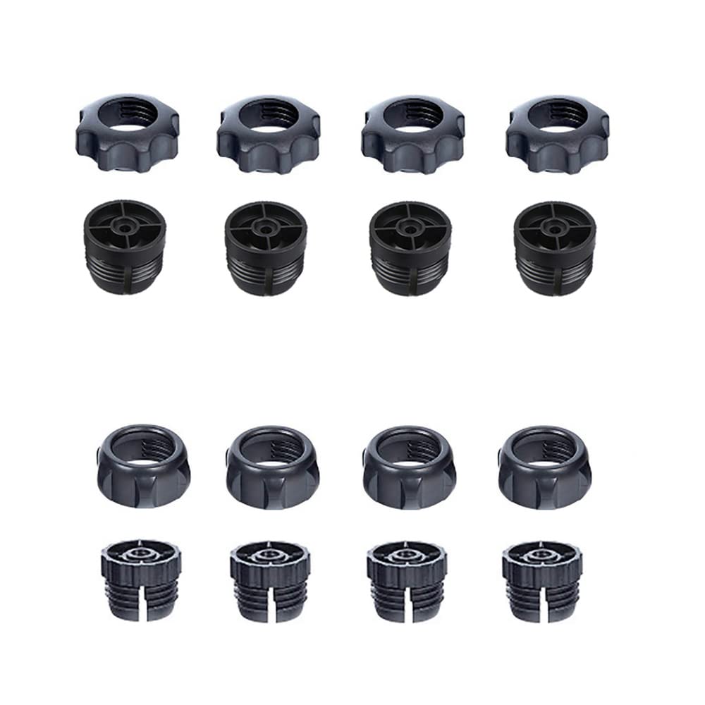 ThtRht 8 Set Retaining Nut with Thread Screw Replacement 17mm Ball Joint Mount Socket for Phone Holder Stand Clip Cradle Car Wireless Charger Bracket