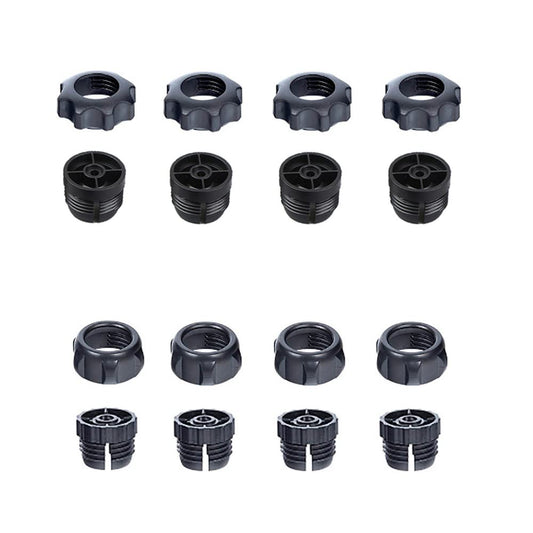 ThtRht 8 Set Retaining Nut with Thread Screw Replacement 17mm Ball Joint Mount Socket for Phone Holder Stand Clip Cradle Car Wireless Charger Bracket