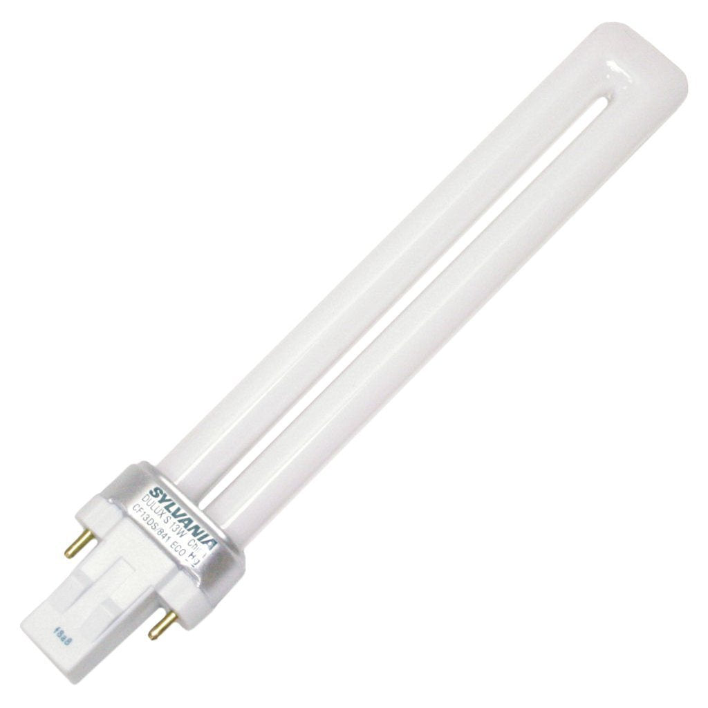 (25 Pack) Sylvania 21135 CF13DS/850/ECO 13-Watt 5000K 2-Pin Single Tube Compact Fluorescent Lamp