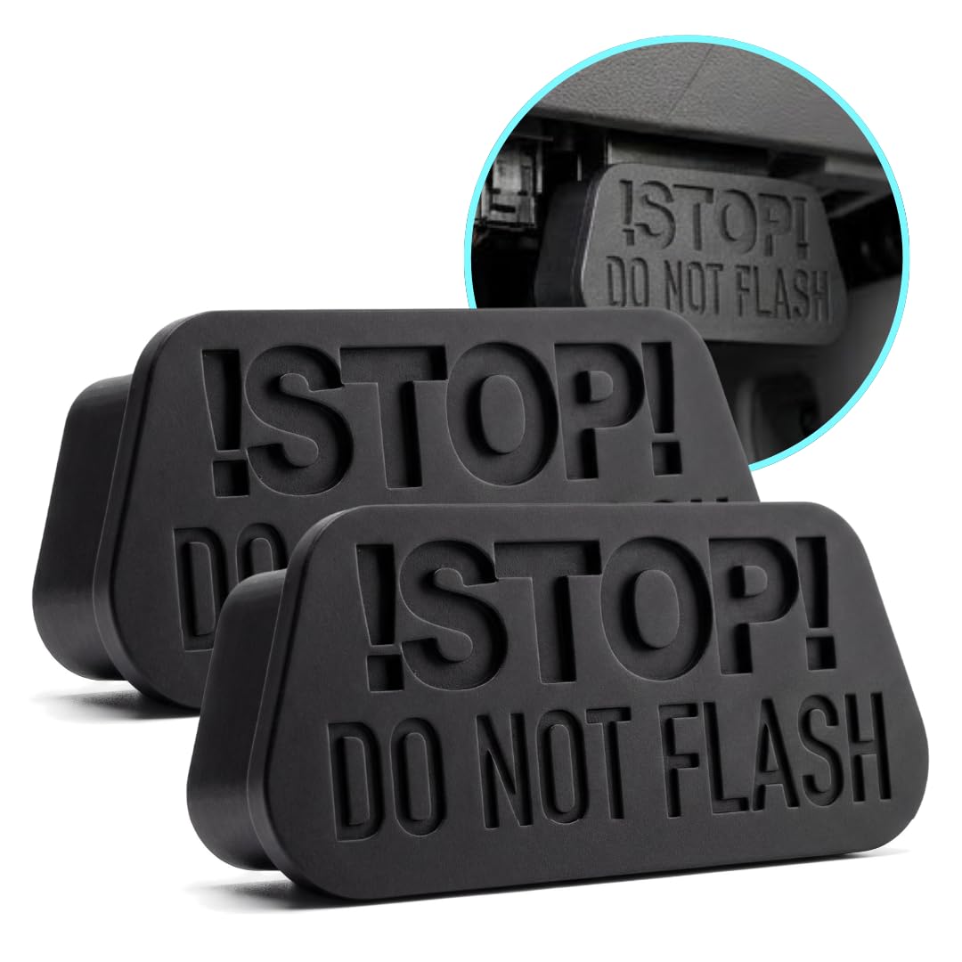 SplashNColor OBD2 Port Cover - ABS Plastic Cap - Prevents Unauthorized Flashing & Protects Diagnostic Connector - High-Temp Heat-Resistant Durable