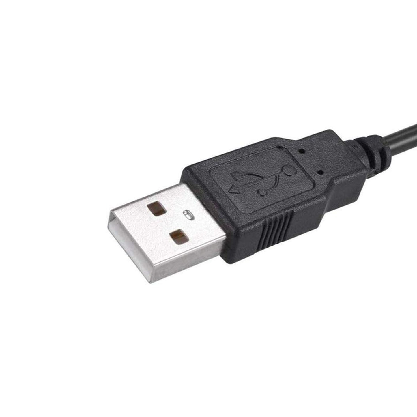 NEORTX USB to DC 2.0mm Cable, 1.5ft/0.5m USB 2.0 Type A Male to DC 2.0mm x 0.6mm 5 Volt DC Barrel Jack Power Adapter Connector Charging Cable
