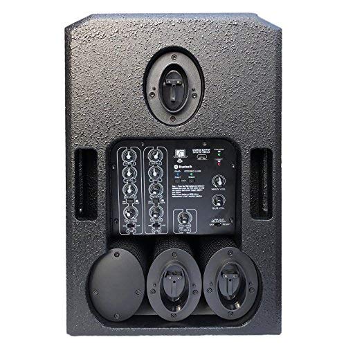 EMB 10BT PK1 1500W Tower Bluetooth All-in-One Linear Array PA Portable Linkable Speaker - Perfect for Home/Karaoke/Birthday/DJ…