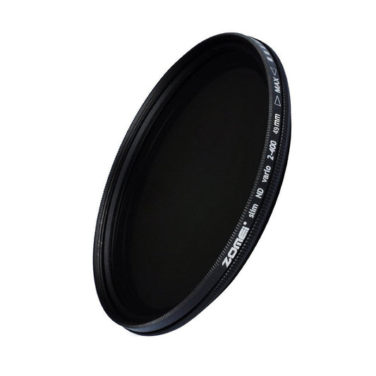 ZoMei 49mm Ultra Slim ND2-ND400 Fader Variable Neutral Density Adjustable Lens Filter Ultra Slim ND Filter Optical Glass