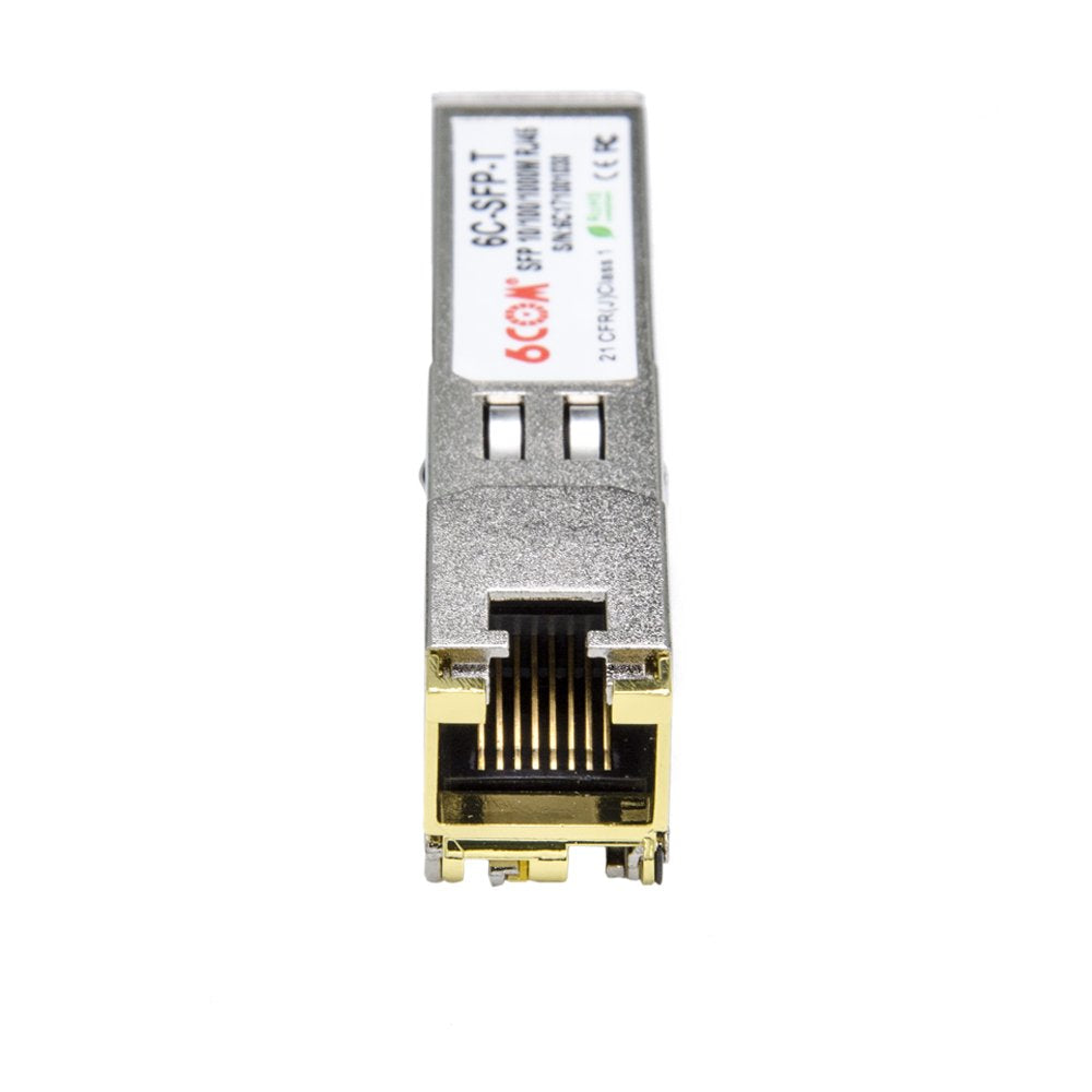 2Pack 10/100/1000BASE-T SFP RJ45 Copper, 1.25G Module Transceiver for Cisco GLC-T/SFP-GE-T/GLC-TA, Mikrotik S-RJ01 and Other Open Switch, up to 100m