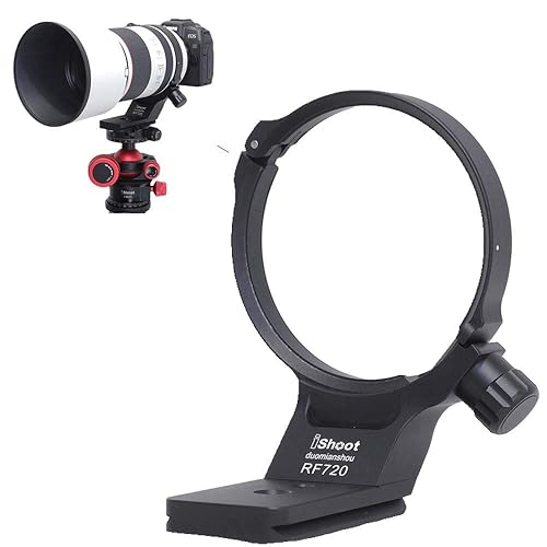 iShoot Metal Tripod Mount Ring Lens Collar Compatible with Canon RF 70-200mm f/2.8L is USM E(III), Lens Support Holder Bracket Bottom is Arca-Swiss