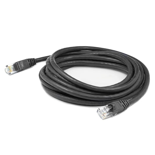 Add-On ADD-1FCAT6-BK 1 ft. RJ-45 Male to RJ-45 Male Straight Cat6 UTP PVC Copper Patch Cable - Black