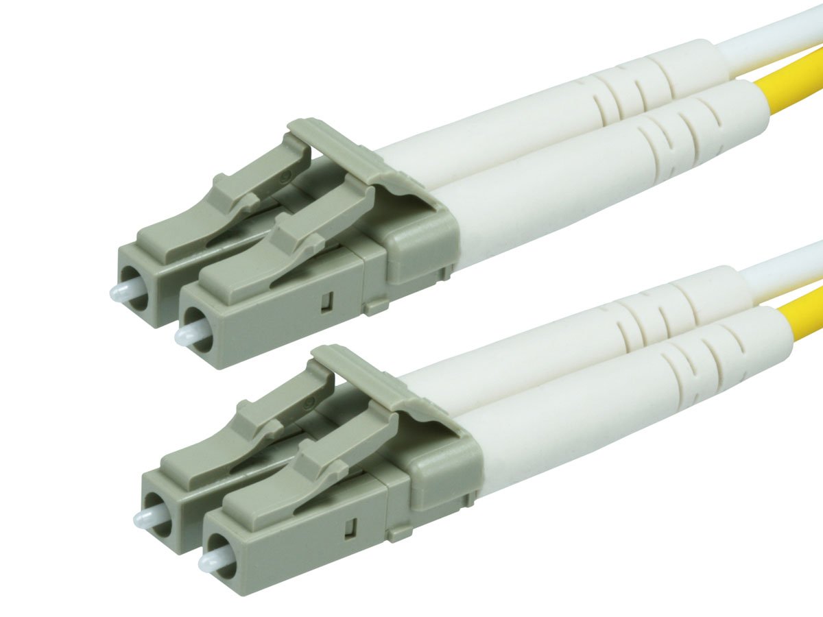 Monoprice 10Gb Fiber Optic Cable, LC/LC, Multi Mode, Duplex - 50 Meter (50/125 Type) - Aqua