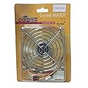 PCToys 92MM Crystal Fan with Blue (2) LEDs (2 pack, 7.1 inches, Desktop, Laptop)