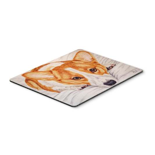 Caroline's Treasures AMB1133MP Fiona Corgi Mouse Pad, Hot Pad or Trivet for Home Office Gaming Working Computers Laptop Mouse Mat,Washable Large