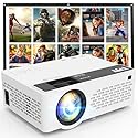 TMY 1080P Full HD Portable Mini Projector, Upgraded Bluetooth Movie Projector with Screen, Compatible with TV Stick Smartphone/HDMI/USB, Indoor