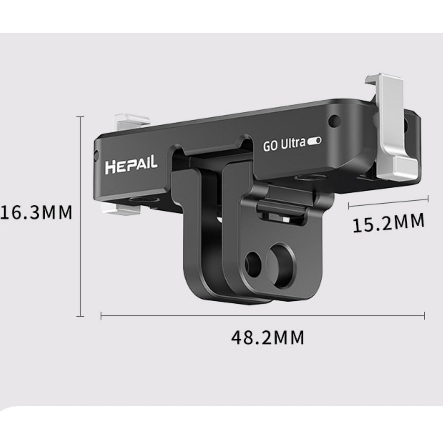 Ferbao Magnetic Quick Release Mount for Insta360 GO Ultra,Aluminum Alloy Camera Stand Base Bracket Adapter for Insta360 GO Ultra Camera