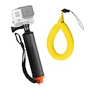 Harwerrel Waterproof Floating Hand Grip for GoPro Hero Session Black Silver Hero 10 9 8 7 6 5 4 3 3+ 2 1 SJ4000 SJ5000 Action Cameras with Camera