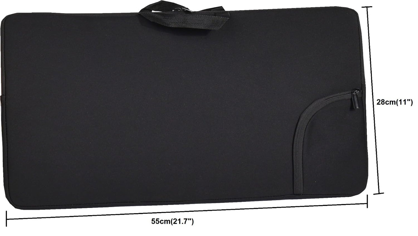 Portable Shockproof Dustproof Neoprene Keyboard and Mouse Case Bag, Perfect for Logitech MK570/MK550 Wireless Wave K350 Keyboard and Mouse Combo
