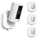 3-Pack Drill-Free Adhesive Wall Mount for Ring Indoor Cam (1st Gen and 2nd Gen) Bracket Stand