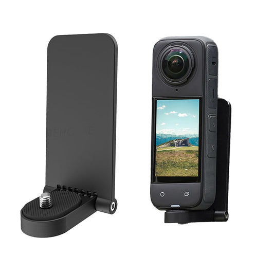 Fergio Magnetic Foldable Quick-Release Mount Adapter for Insta360 X5/X4 - L-Shaped Horizontal/Vertical Bracket Accessory