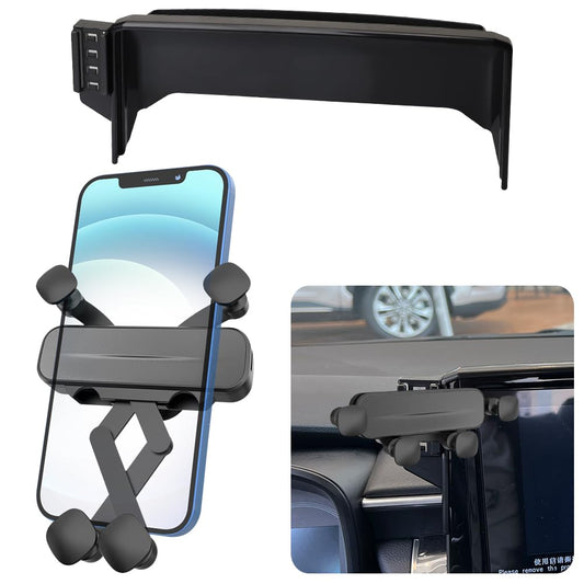 LUNQIN Car Phone Holder for Toyota Corolla 2020 2023 2024 2025 2026 Corolla Cross Hybrid 8 inch Touchscreen Auto Accessories Navigation Screen Bracket
