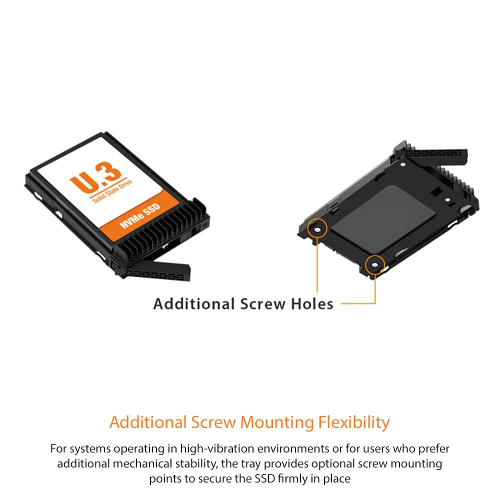 3.5" U.2 / U.3 SSD Mobile Rack MB741V4P-B